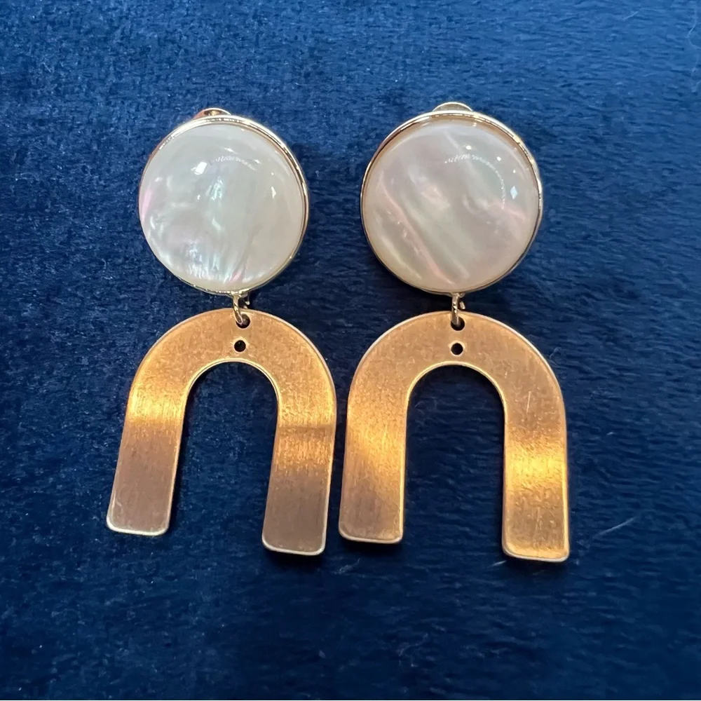 Adornia Gila Gold Vermeil Drop Earrmgs NWT